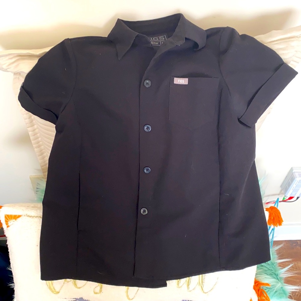 Button up Figs scrub top